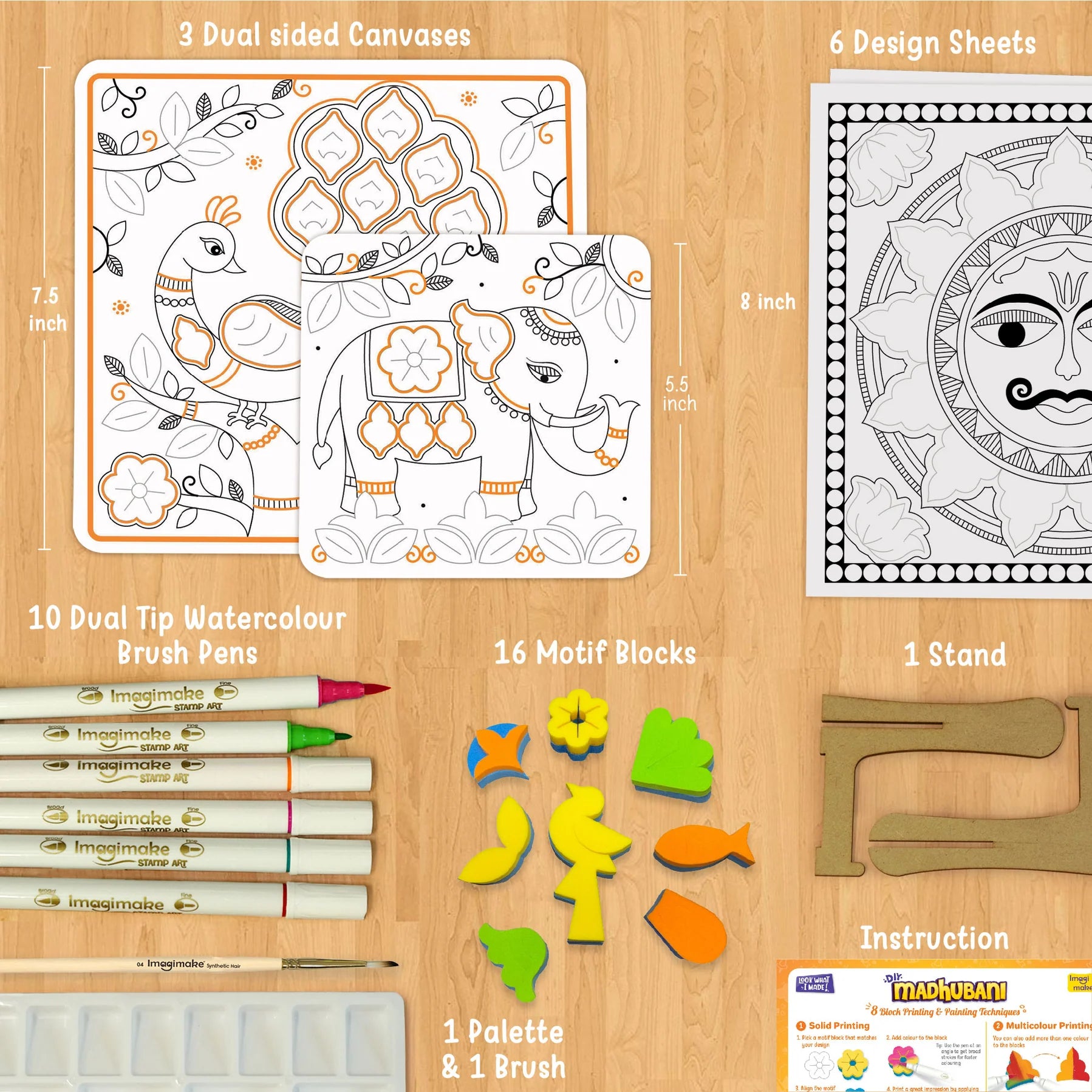 DIY Madhubani Kit