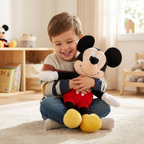 Disney Classic Mickey Mouse Cuddly Stuffed Toy | Soft Toys for Kids | Cute Plushies, 9 Inch, 3Y+, Multicolour