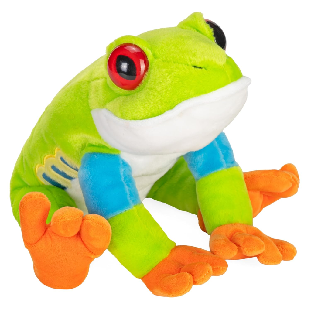 Wild Republic Cuddlekins Red Eyed Tree Frog 12"