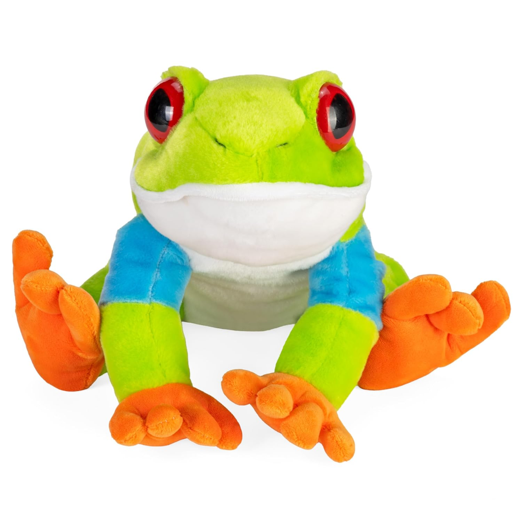 Wild Republic Cuddlekins Red Eyed Tree Frog 12"