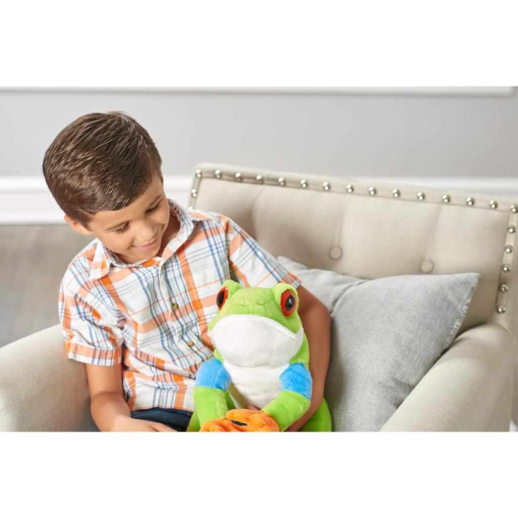 Wild Republic Cuddlekins Red Eyed Tree Frog 12"