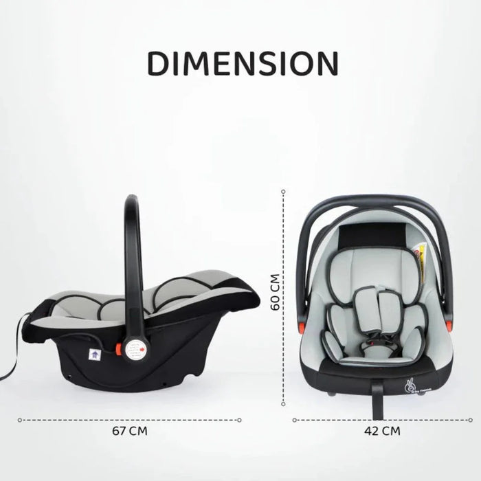 R for Rabbit Picaboo 4 In 1 Multipurpose Baby Carry Cot Cum Car Seat