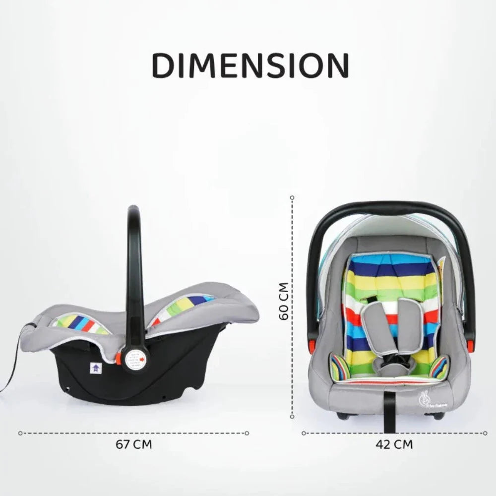 R for Rabbit Picaboo 4 In 1 Multipurpose Baby Carry Cot Cum Car Seat