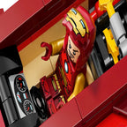 Lego 76310 Super Heroes Marvel Iron Man Car & Black Panther Vs. Red Hulk (295 Pieces)