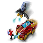Lego 76310 Super Heroes Marvel Iron Man Car & Black Panther Vs. Red Hulk (295 Pieces)