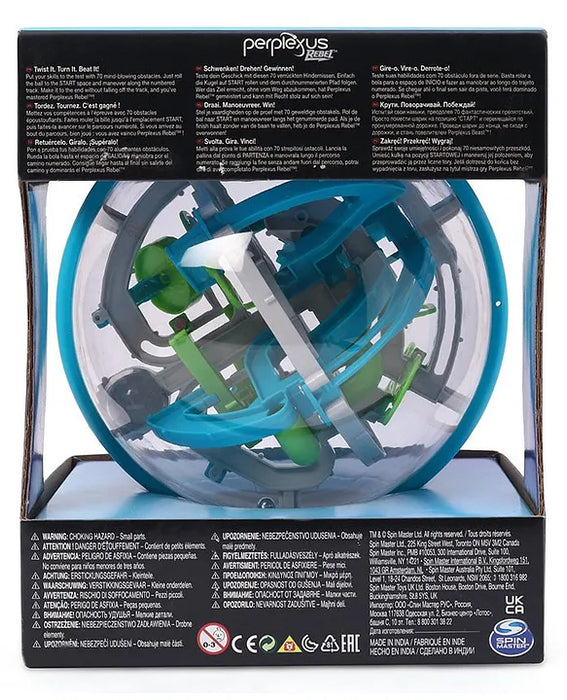 Spin Master Perplexus Rebel 3D Maze Game with 70 Obstacles - Multicolour