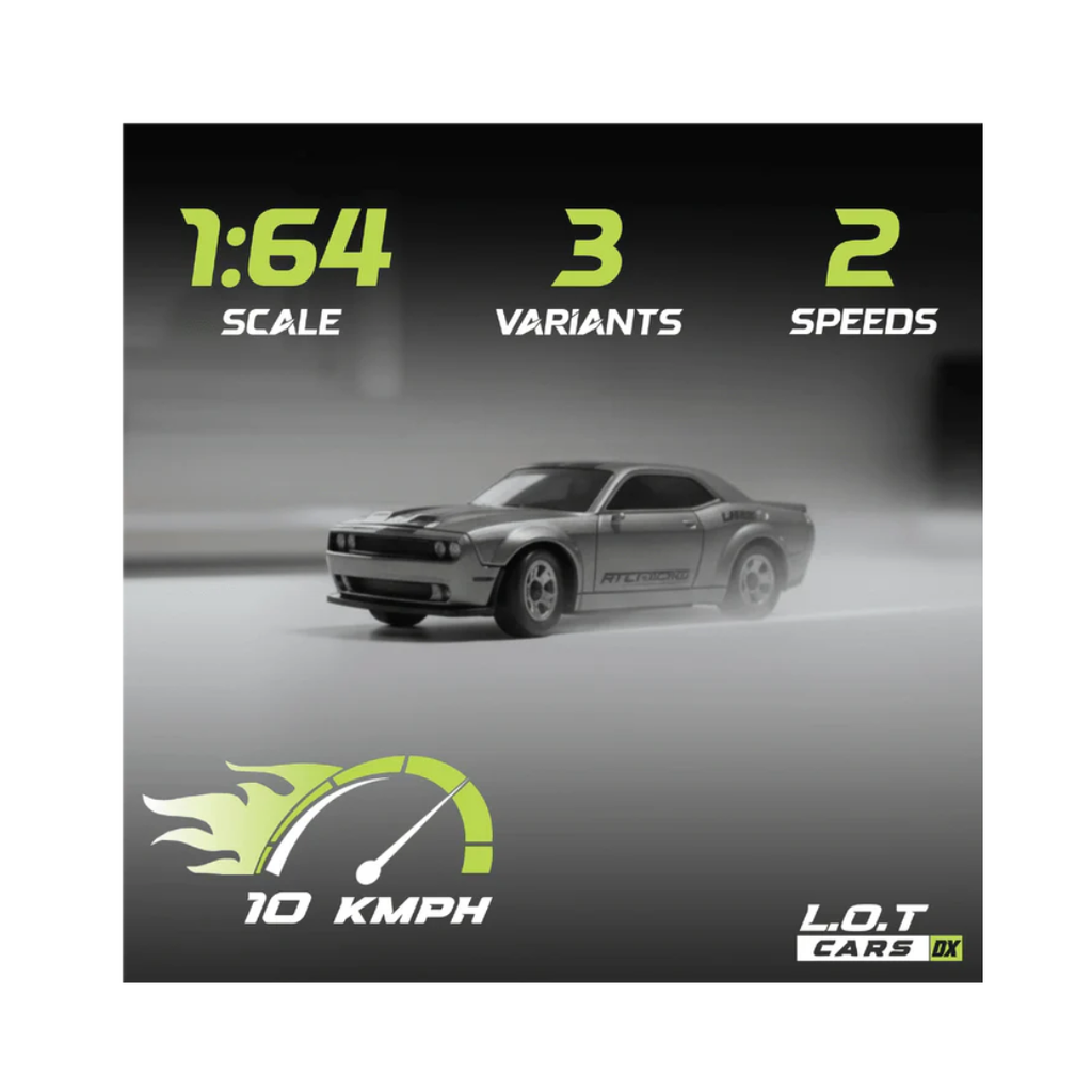 L.O.T Cars Nitro - 1:64 Scale Mini RC Car Desktop Drifter