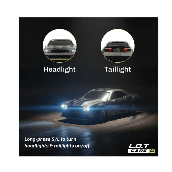 L.O.T Cars Nitro - 1:64 Scale Mini RC Car Desktop Drifter