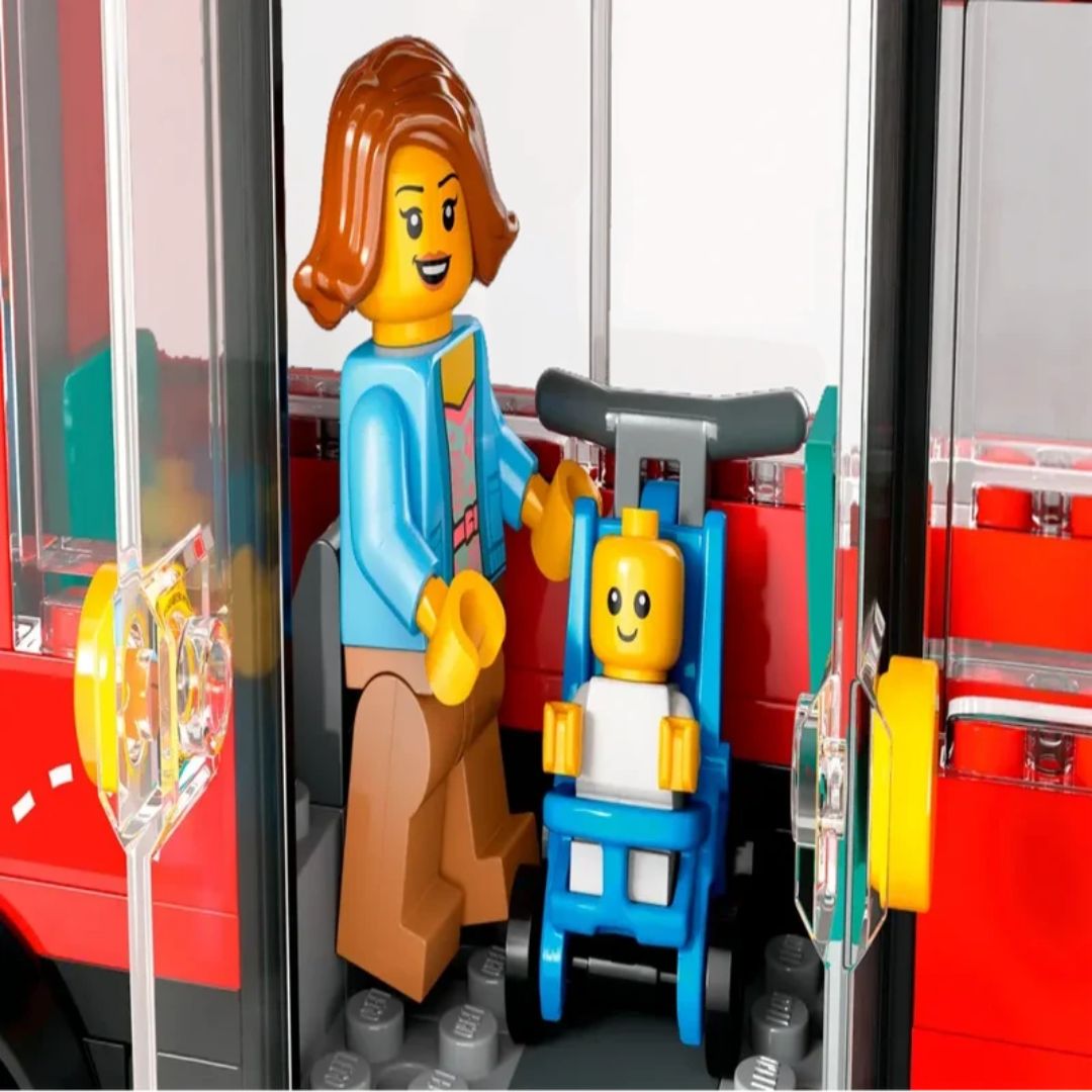 Lego 60407 City Red Double-Decker Sightseeing Bus (384 Pieces)