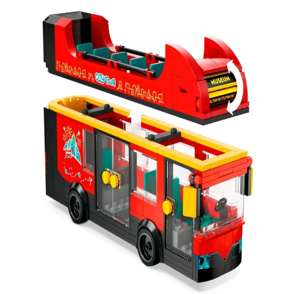 Lego 60407 City Red Double-Decker Sightseeing Bus (384 Pieces)
