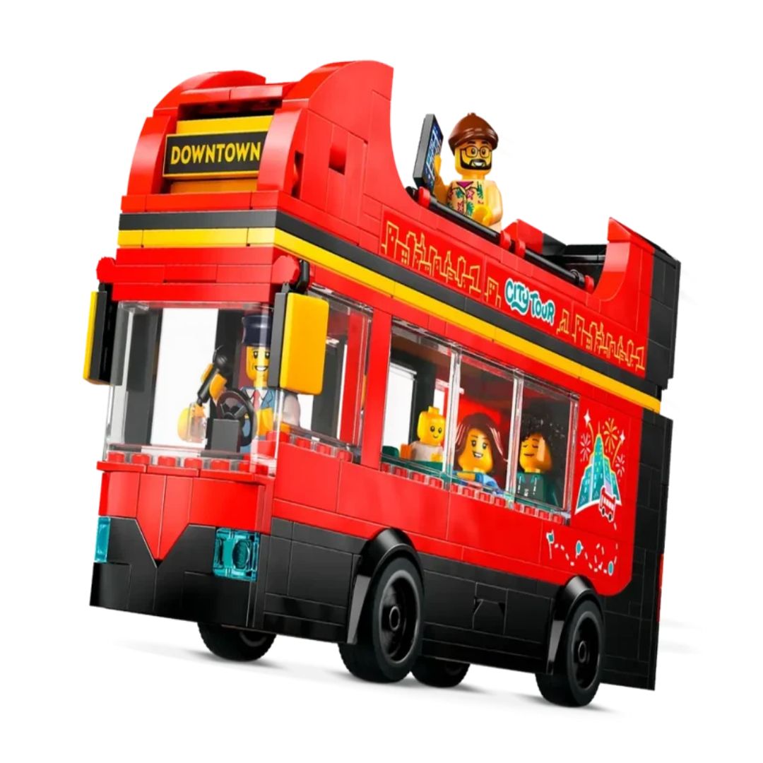 Lego 60407 City Red Double-Decker Sightseeing Bus (384 Pieces)