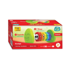 Imagimake Tummy Time Roller | Leaps & Bounds Baby Toys for 3+ Months |Toy for Toddlers, Infants | 2-in-1 Play & Grow - Squeaky Sounds | Non- Toxic | New Born Baby Gifts for 3+Months