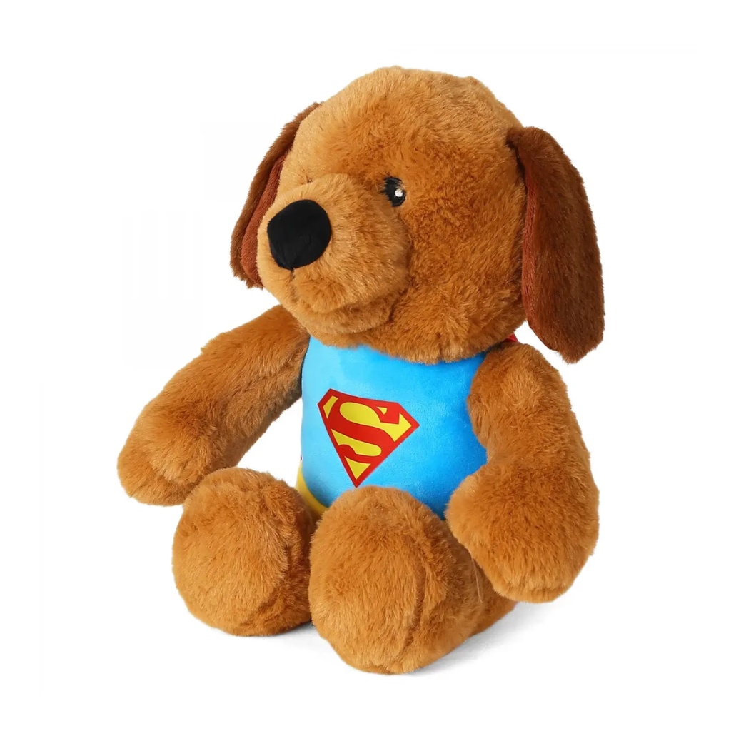 Mirada Superman Brown Bear, Soft Toys for Kids, 30cm, Brown