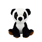 Mirada Plush Stuffed Cute Black & White Sitting Panda Soft Toy , 22cm, Black