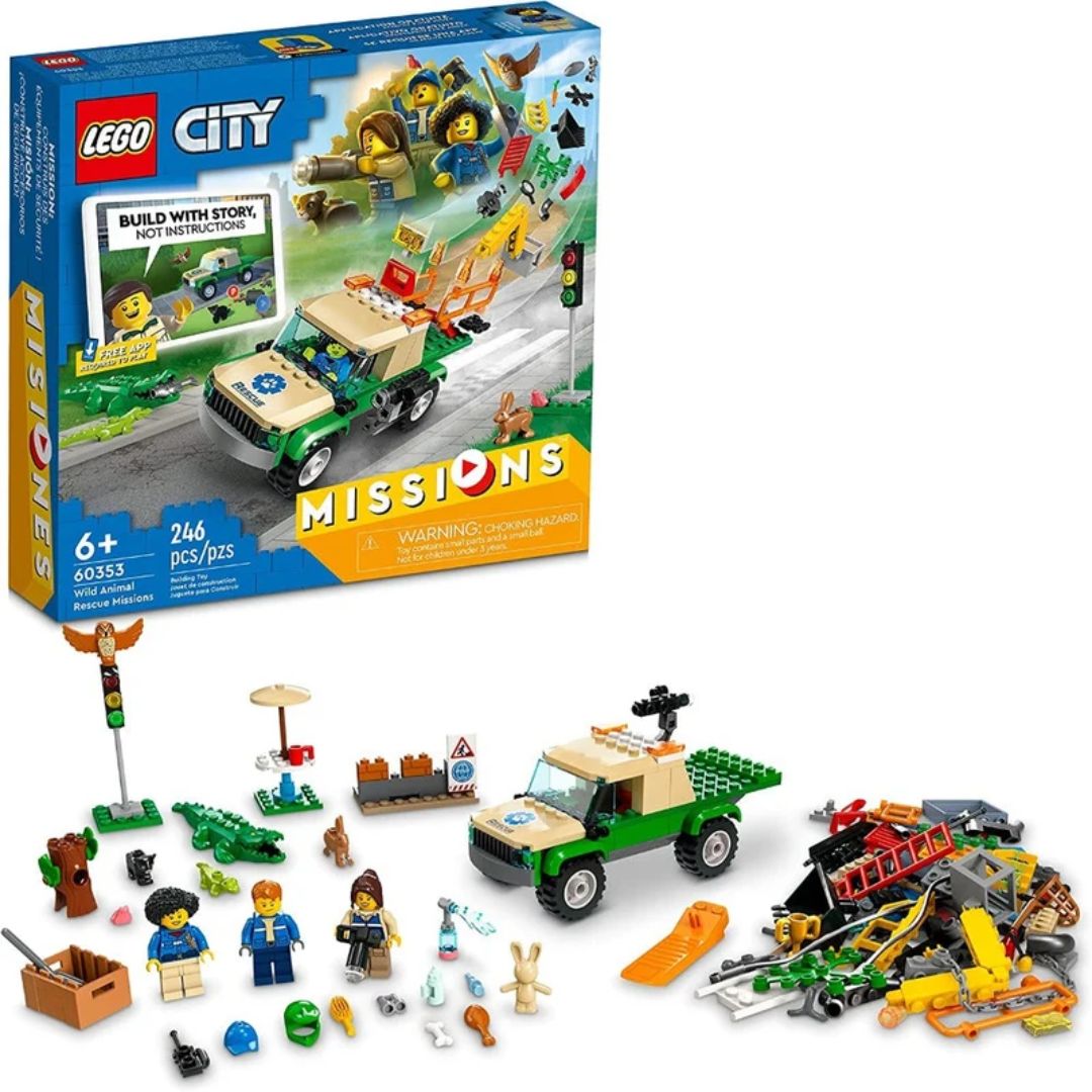 LEGO 60353 City Wild Animal Rescue Missions -246 Pieces