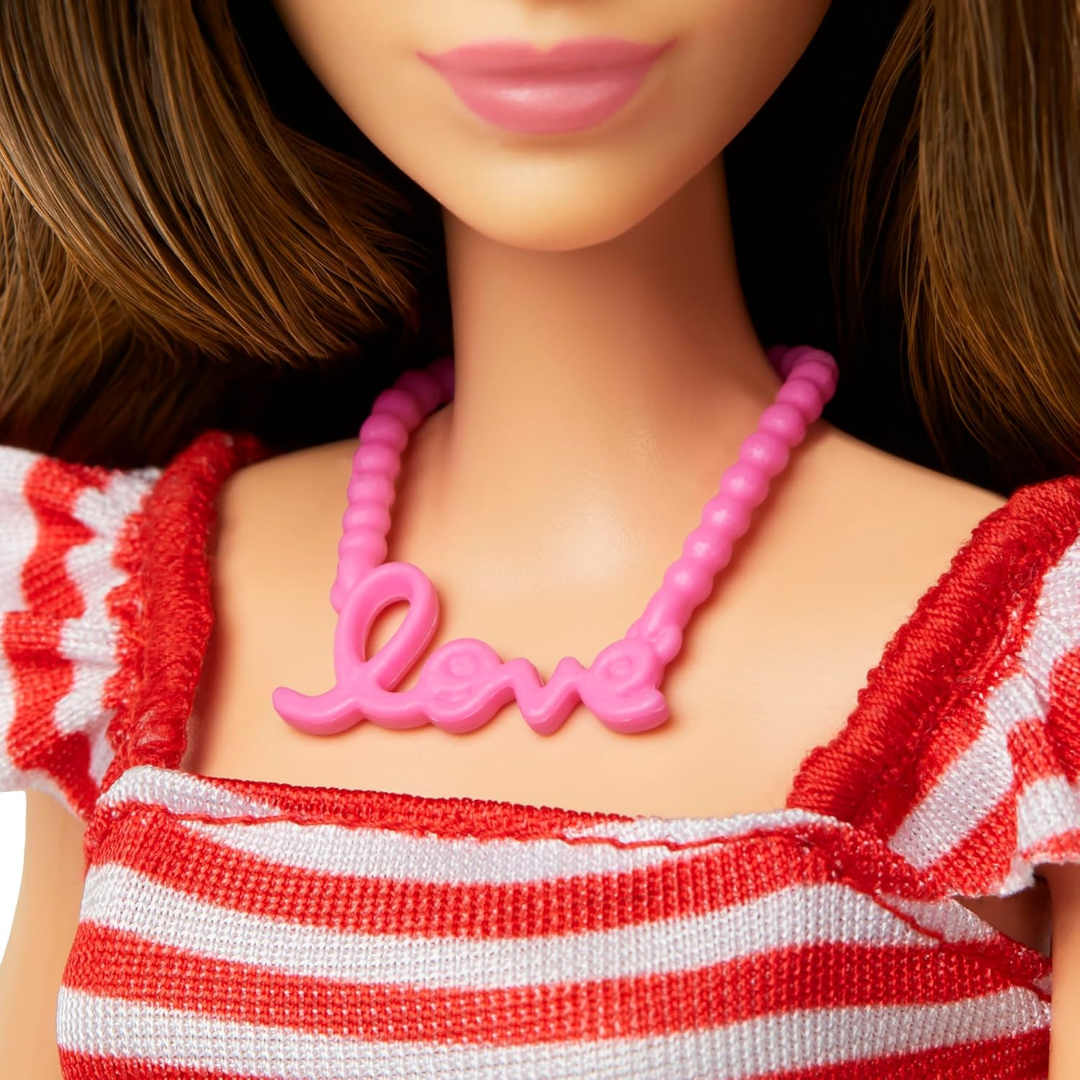 Barbie Doll Set with Clothes & Accessories, Pink Passport Paris Adventures, Includes Brunette Doll & Picnic Pieces , Hwh99