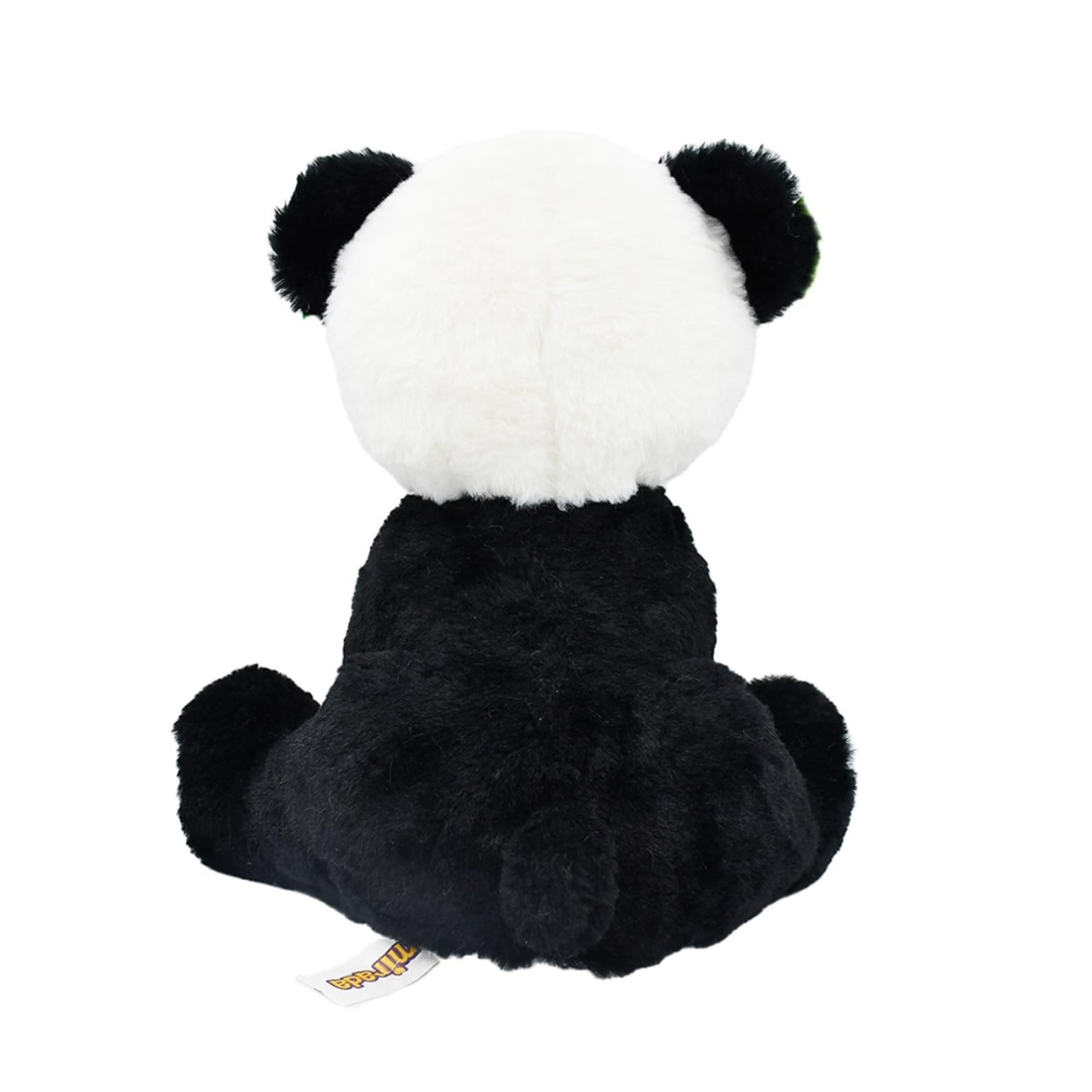 Mirada Plush Stuffed Cute Black & White Sitting Panda Soft Toy , 22cm, Black