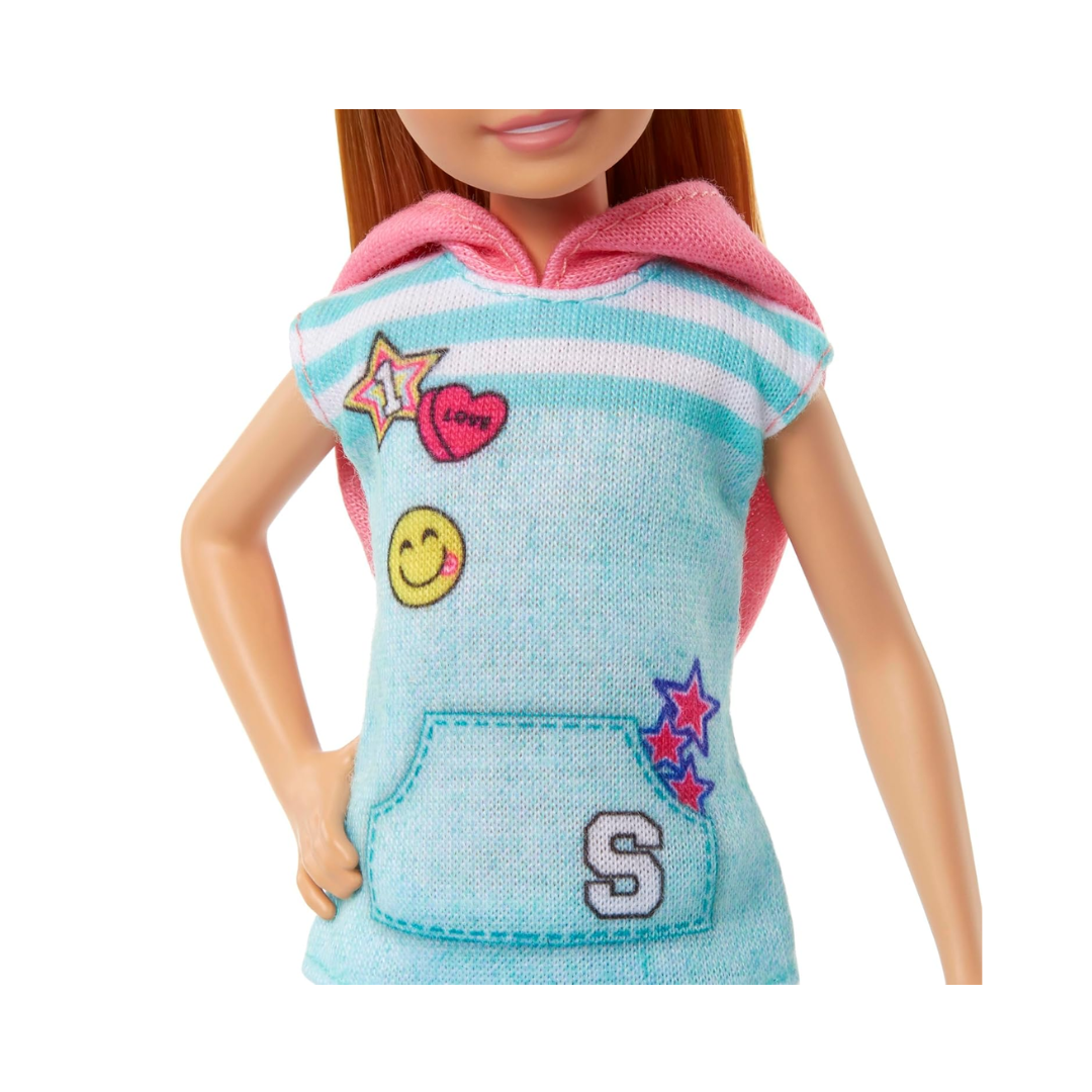 Barbie Stacie Doll with Pet Dog, from and Stacie to The Rescue Movie Toys, Blonde Hair Doll , Hrm05