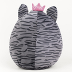 Mirada Cute Grey Cat Cushion/Pillow Soft Toy for Girls/Kids | Stuffed Plush Animal | - 30cm