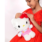 Mirada Official Licensed Sanrio Hello Kitty Soft Toy – 25cm | Cute & Huggable Plush Character for Kids & Girls | Super Soft Stuffed Hello Kitty Toy | Ideal for Sanrio Fan, Birthday