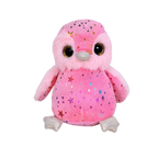 Mirada Pink Foil Glitter Eye Penguin Soft Toy - 18cm