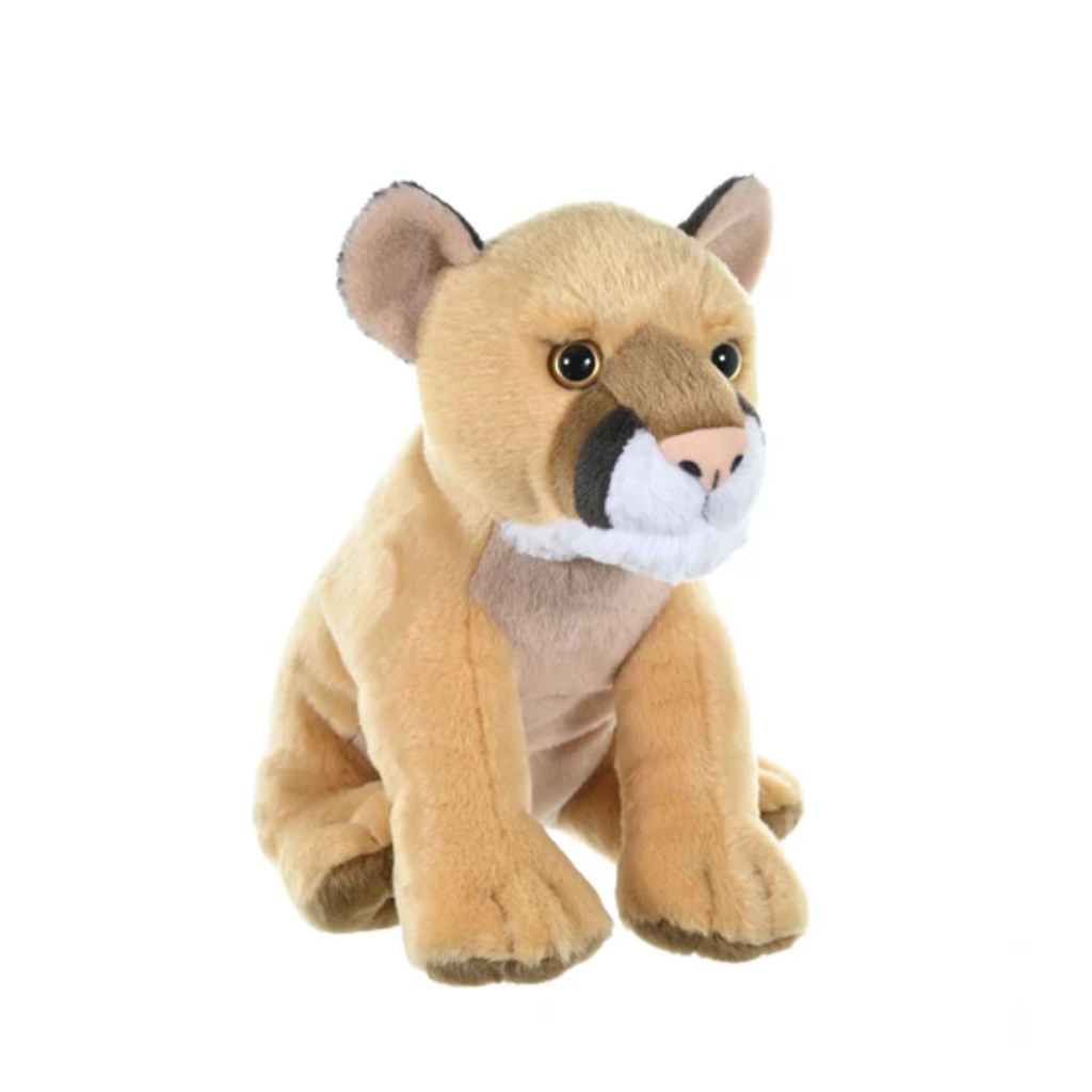 WILD REPUBLIC Cuddlekins, Mountain Lion, Stuffed Animal, Plush Toy, Gifts for Kids,