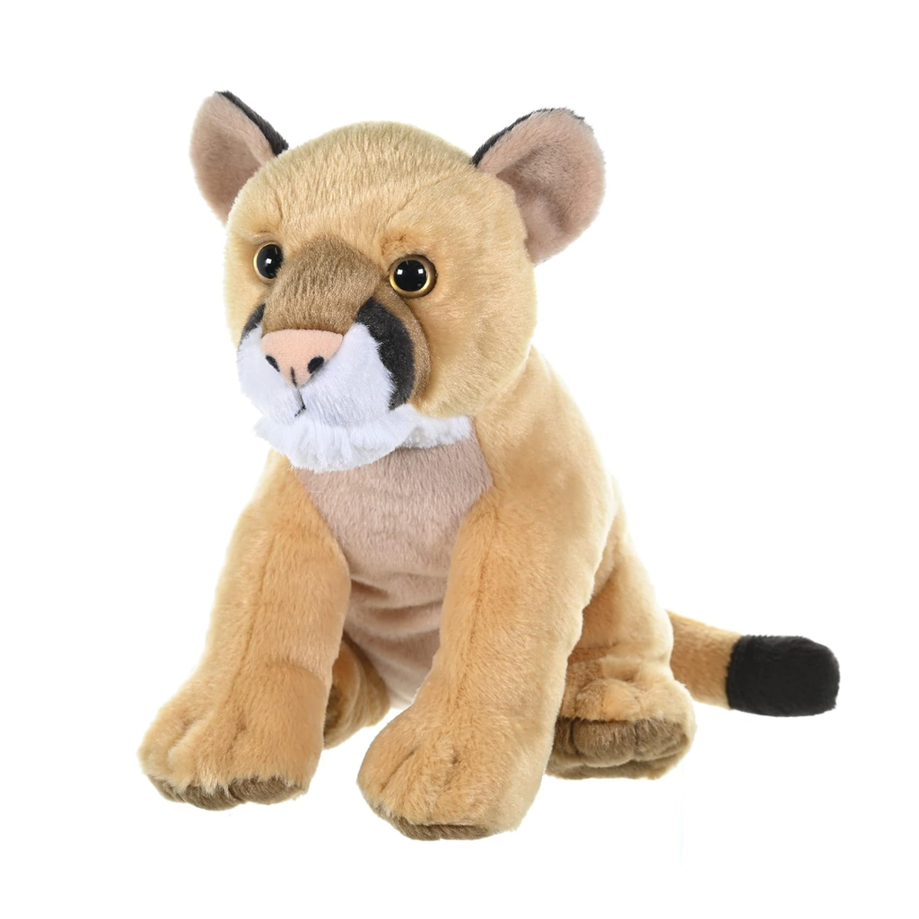 WILD REPUBLIC Cuddlekins, Mountain Lion, Stuffed Animal, Plush Toy, Gifts for Kids,