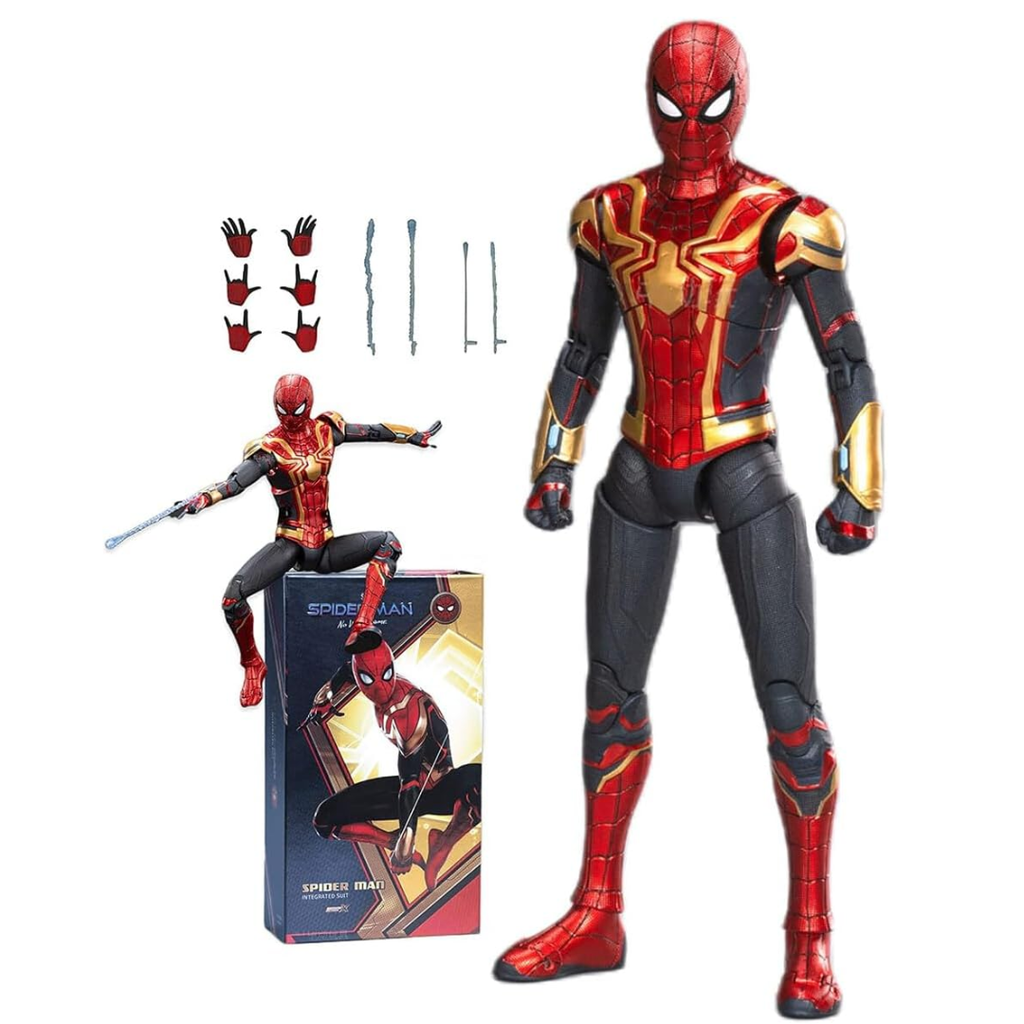 ZD Toys 1/10 Scale 7 inch No Way Home Spider-man Integrated Suit Collector Action Figure