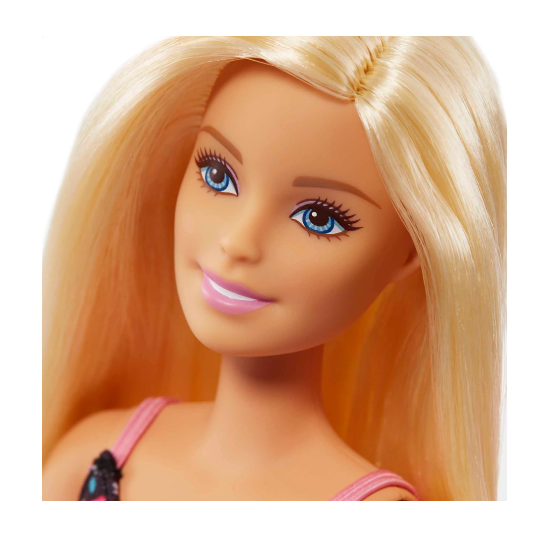 Barbie Doll, Blonde, and Grocery Store with Rolling Cart and Working Belt