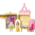 Mattel Disney Princess Toys, Storytime Stackers Belle's Castle, Stackable Doll House with Small Doll & 9 Pieces, Inspired by the Disney Movie , Jdp54