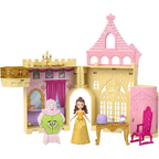 Mattel Disney Princess Toys, Storytime Stackers Belle's Castle, Stackable Doll House with Small Doll & 9 Pieces, Inspired by the Disney Movie , Jdp54