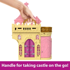 Mattel Disney Princess Toys, Storytime Stackers Belle's Castle, Stackable Doll House with Small Doll & 9 Pieces, Inspired by the Disney Movie , Jdp54