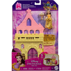 Mattel Disney Princess Toys, Storytime Stackers Belle's Castle, Stackable Doll House with Small Doll & 9 Pieces, Inspired by the Disney Movie , Jdp54