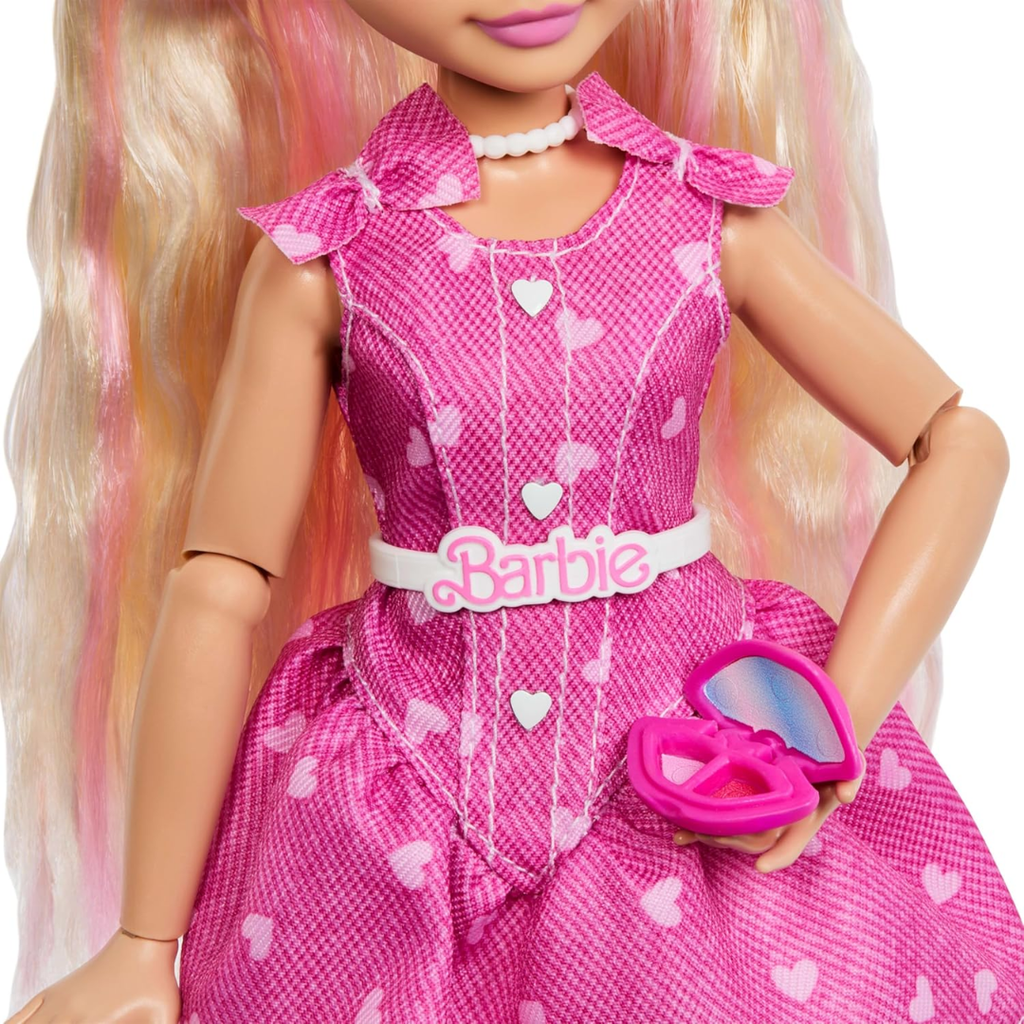 Barbie Dream Besties Malibu” Fashion Doll & Accessories, Posable with Blonde Hair & Makeup-Themed Toy Pieces , Jkp50