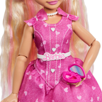 Barbie Dream Besties Malibu” Fashion Doll & Accessories, Posable with Blonde Hair & Makeup-Themed Toy Pieces , Jkp50