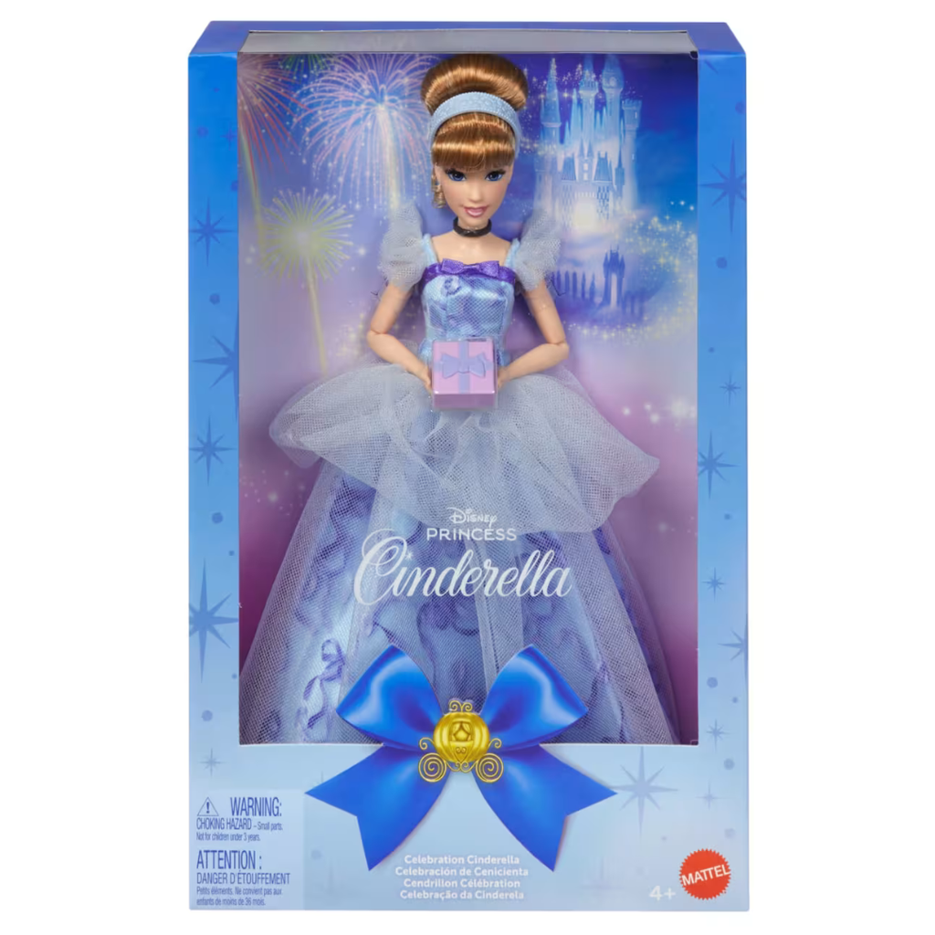 Mattel Disney Princess Cinderella Fashion Doll Birthday Celebration Inspired by the Disney Movie Special Occasions Gift for Children and Collectors , JCR78
