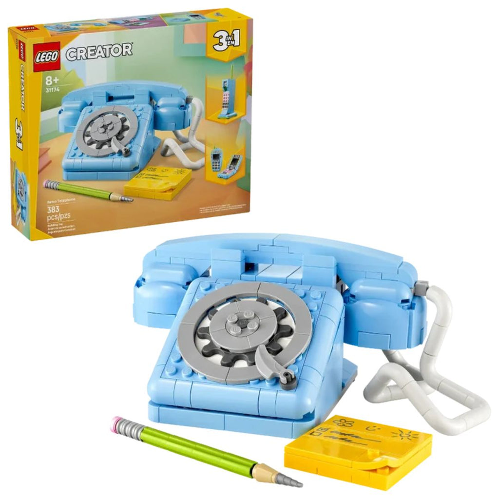 Lego 31174 Creator 3 In 1 Retro Telephone (383 Pieces)