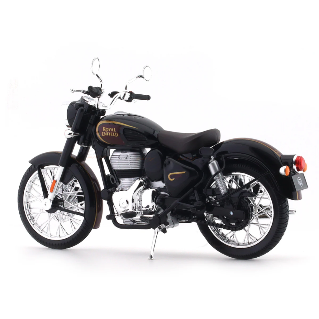Royal Enfield Classic 350 Halcoyn Black 1:12 Maisto licensed diecast scale model bike collectible