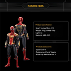 ZD Toys 1/10 Scale 7 inch No Way Home Spider-man Integrated Suit Collector Action Figure