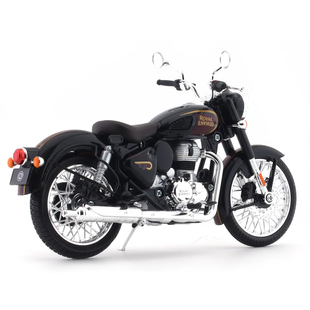 Royal Enfield Classic 350 Halcoyn Black 1:12 Maisto licensed diecast scale model bike collectible