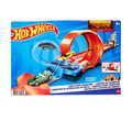 Hot Wheels® Loop Stunt Champion™ Track Set with Dual-Track Loop, Dual Launch, Spring Ramp & 1 Car for Kids 4 Years Old & Older