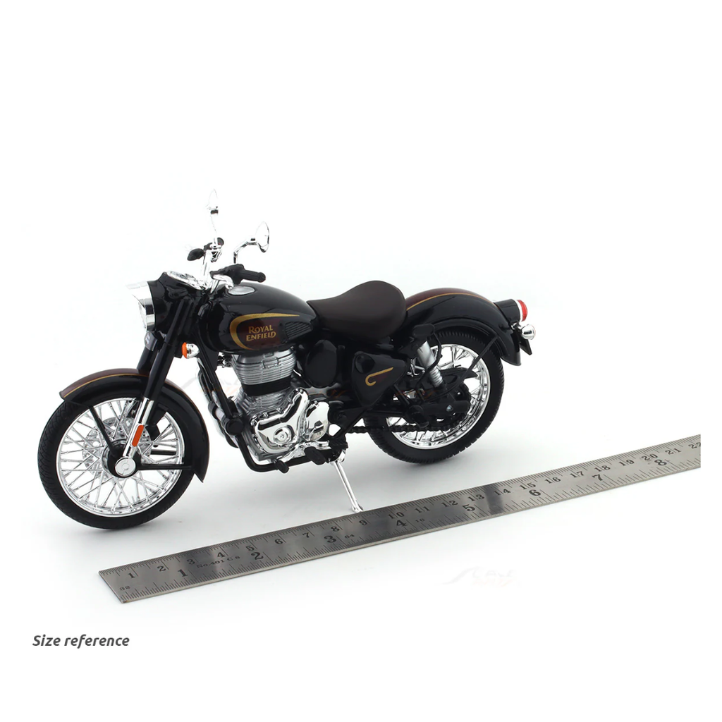 Royal Enfield Classic 350 Halcoyn Black 1:12 Maisto licensed diecast scale model bike collectible