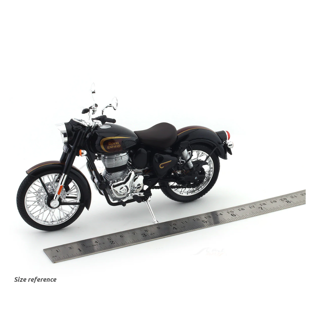 Royal Enfield Classic 350 Halcoyn Black 1:12 Maisto licensed diecast scale model bike collectible