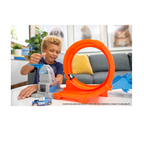 Hot Wheels® Loop Stunt Champion™ Track Set with Dual-Track Loop, Dual Launch, Spring Ramp & 1 Car for Kids 4 Years Old & Older