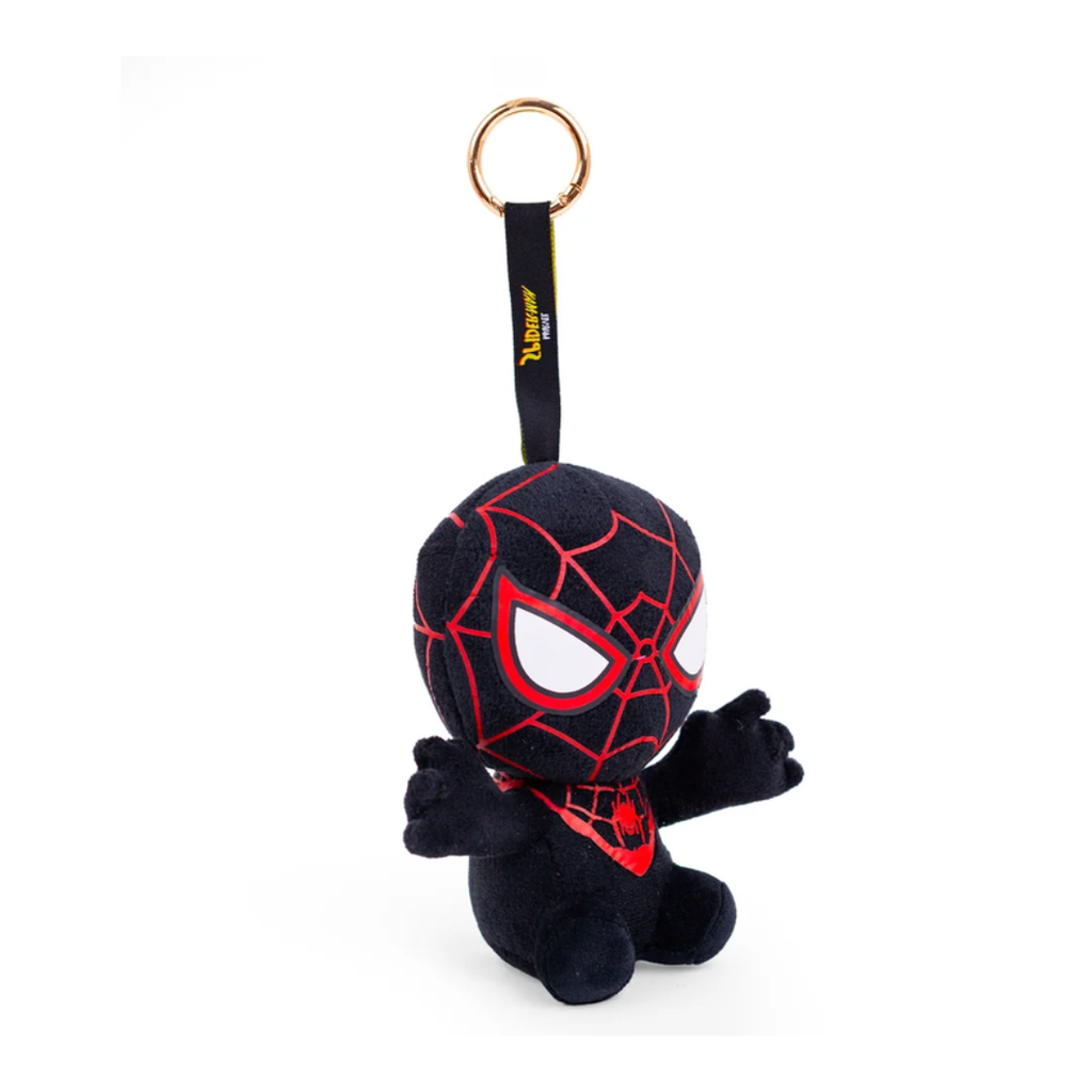 Mirada Marvel official Black SpiderMan Bag Clip Plush Toy – 12cm