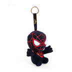 Mirada Marvel official Black SpiderMan Bag Clip Plush Toy – 12cm