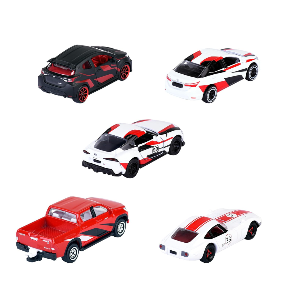 Majorette Japan Racer 5 Pieces Gift Pack | Licensed Toyota Models