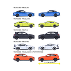 Majorette Mercedes AMG Car Set (5 Cars) - 5 Metal Model Cars with Freewheel and Opening Parts, Includes 2 Exclusive Models