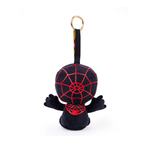 Mirada Marvel official Black SpiderMan Bag Clip Plush Toy – 12cm