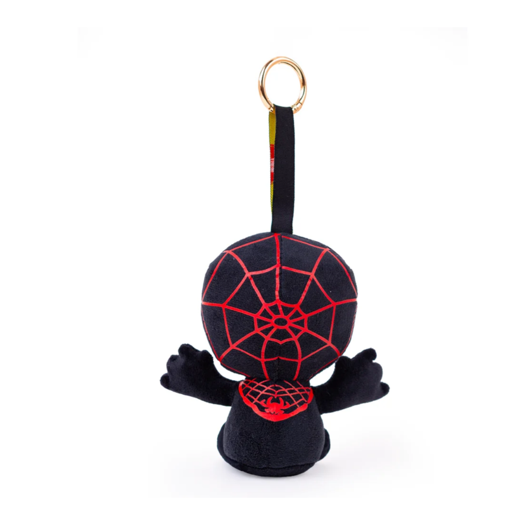 Mirada Marvel official Black SpiderMan Bag Clip Plush Toy – 12cm